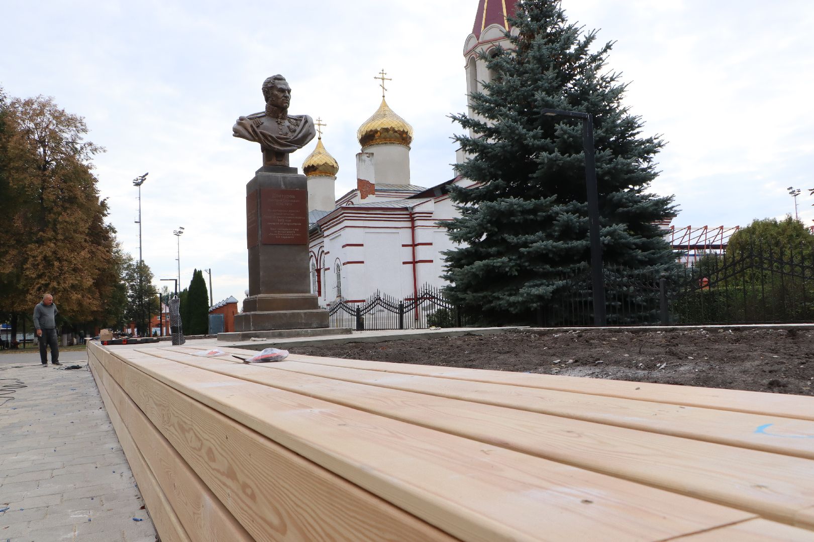 Серебряные Пруды, благоустройство, площадь Дохтурова,