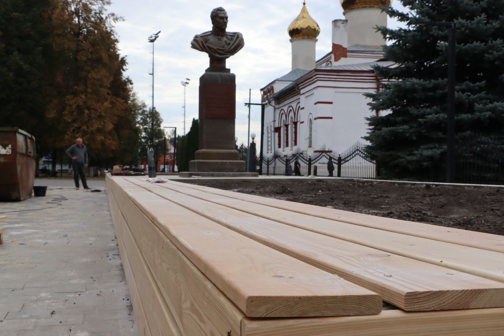 Серебряные Пруды, благоустройство, площадь Дохтурова,