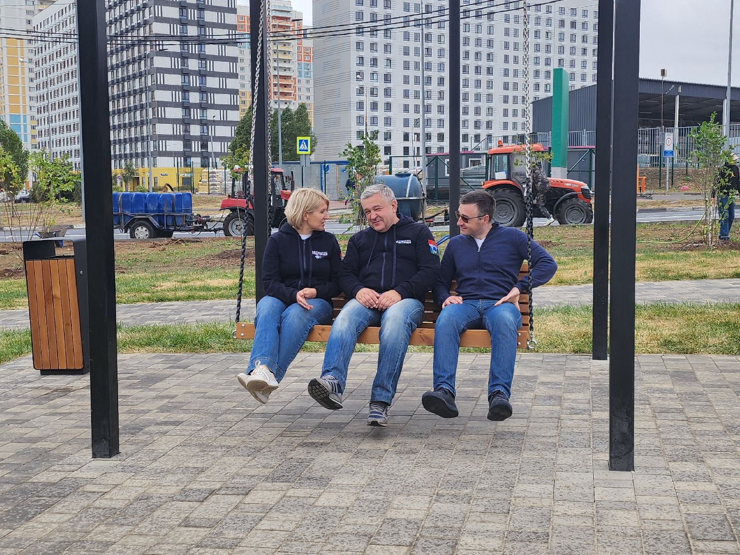 высадка деревьев,