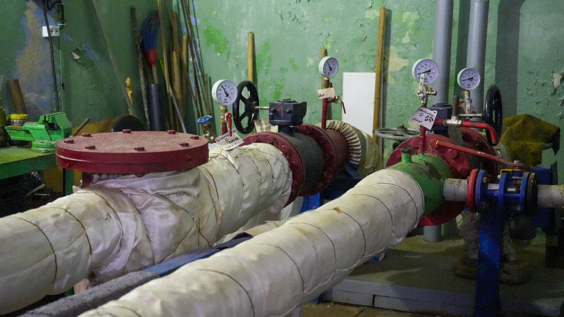 отопительный сезон 2024-2025, включение тепла, ремонт теплотрассы,