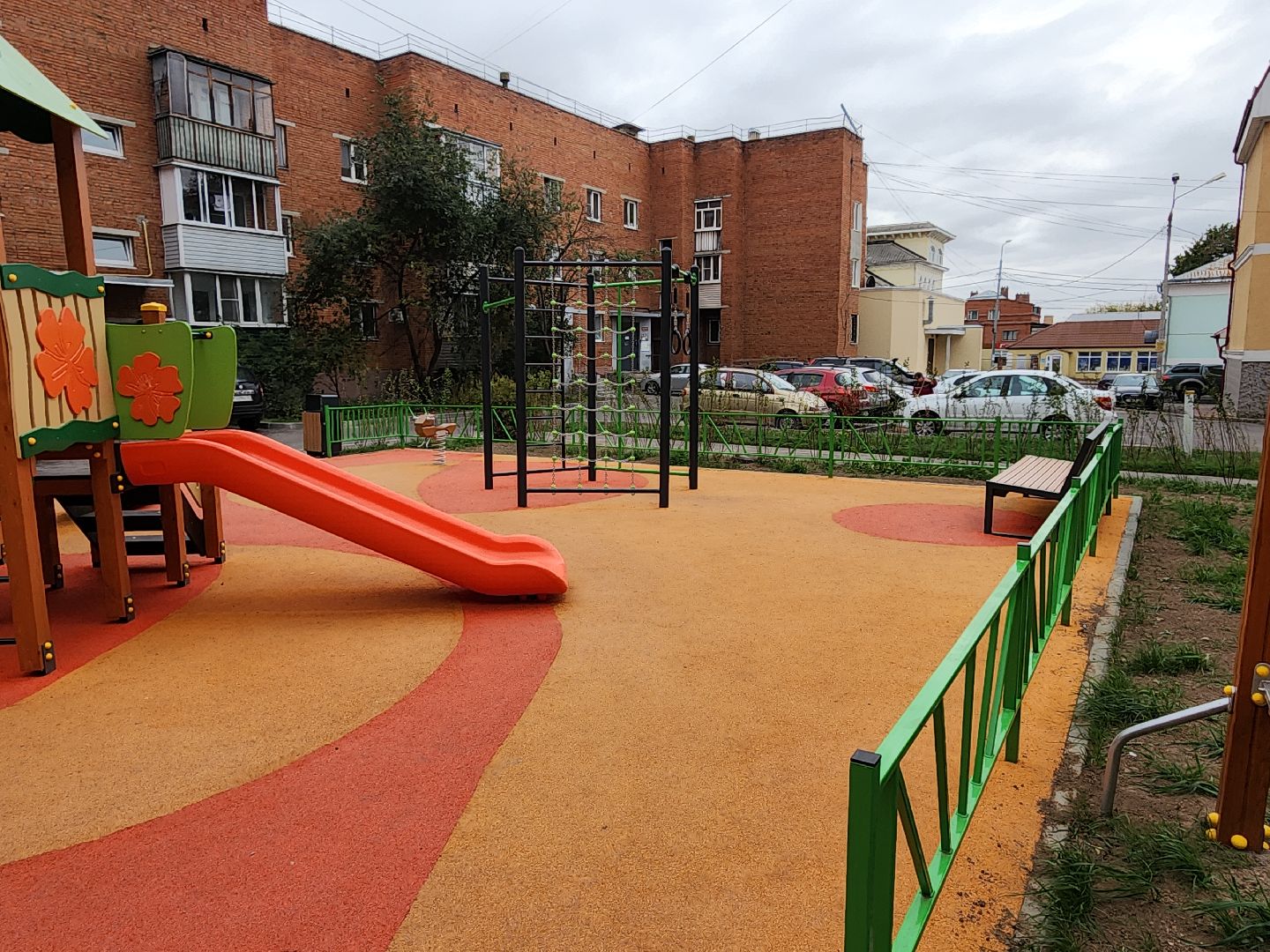 серпухов, подмосковье, комплексное благоустройство двора,