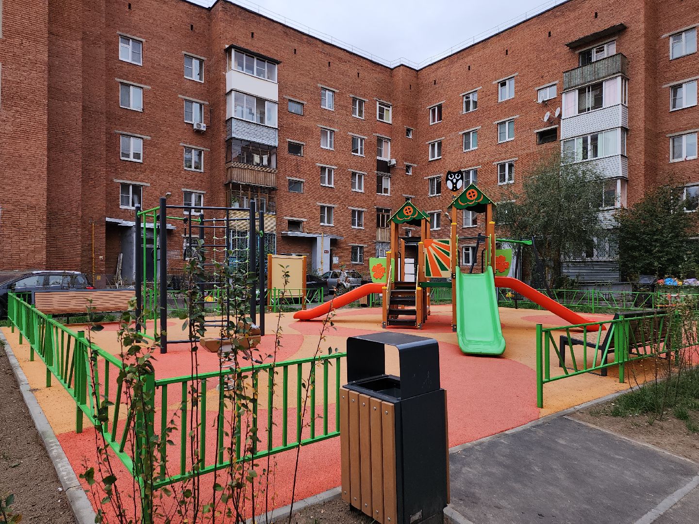 серпухов, подмосковье, комплексное благоустройство двора,