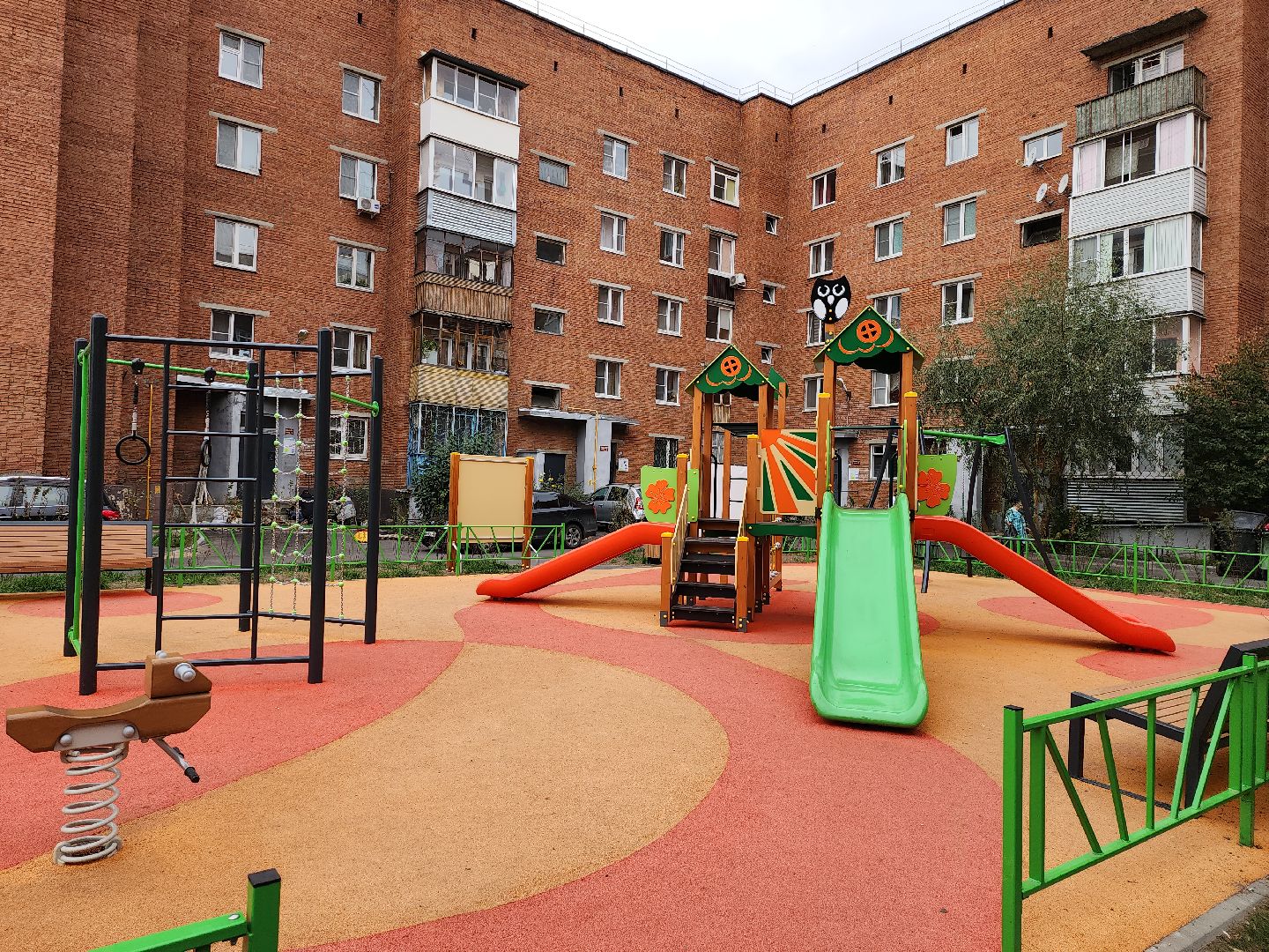 серпухов, подмосковье, комплексное благоустройство двора,