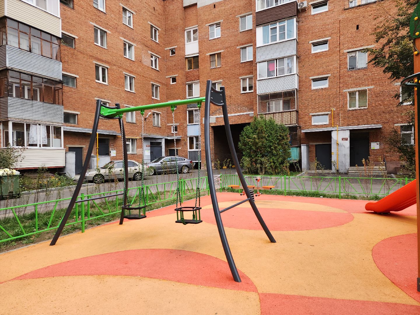 серпухов, подмосковье, комплексное благоустройство двора,