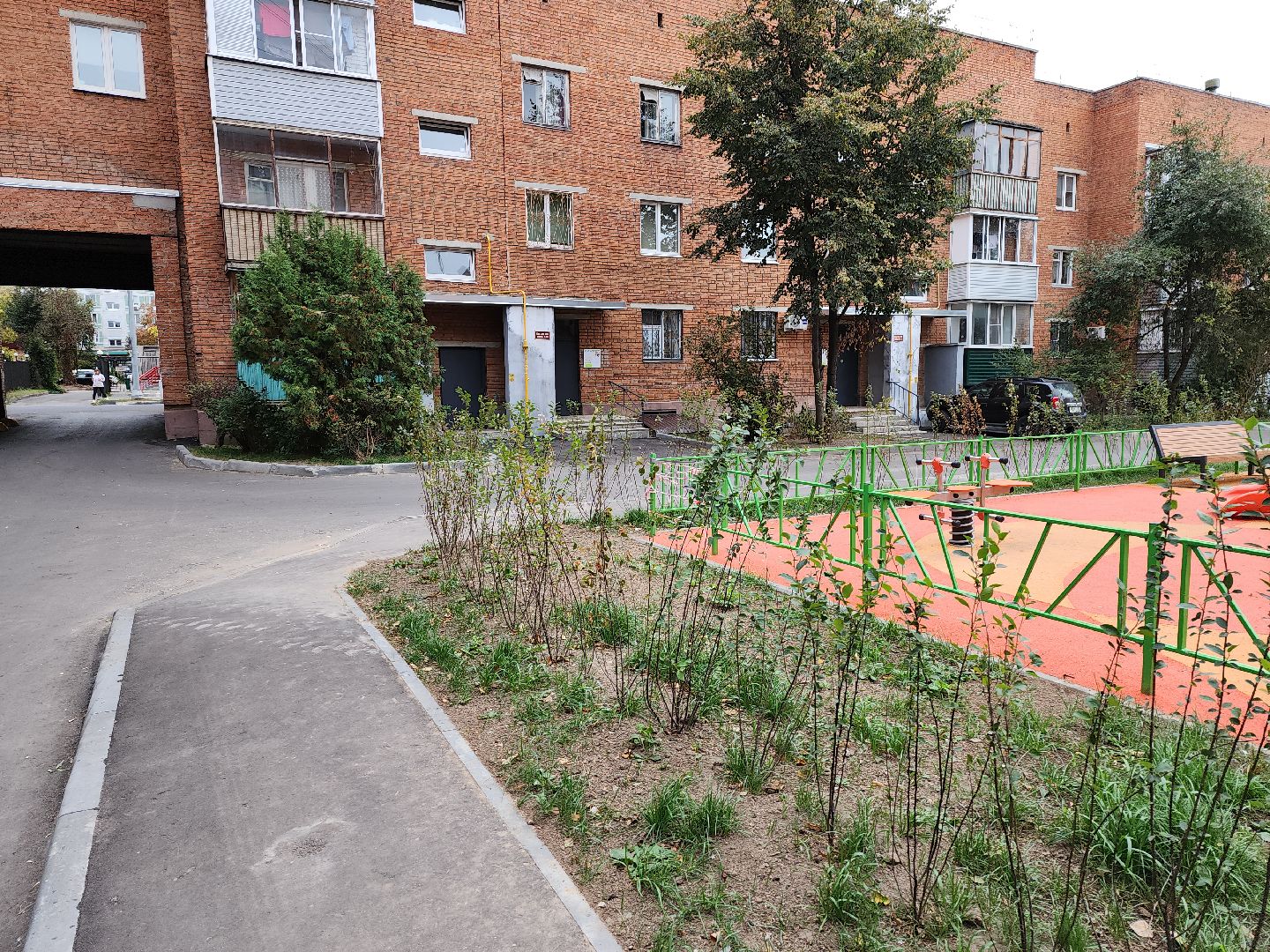 серпухов, подмосковье, комплексное благоустройство двора,