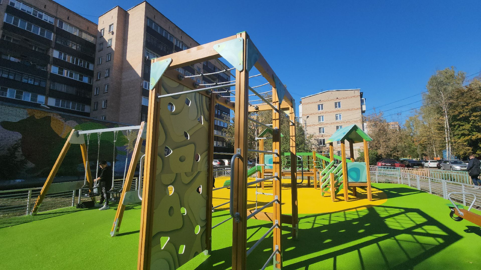 детская площадка, Благоустройство, Лобня,