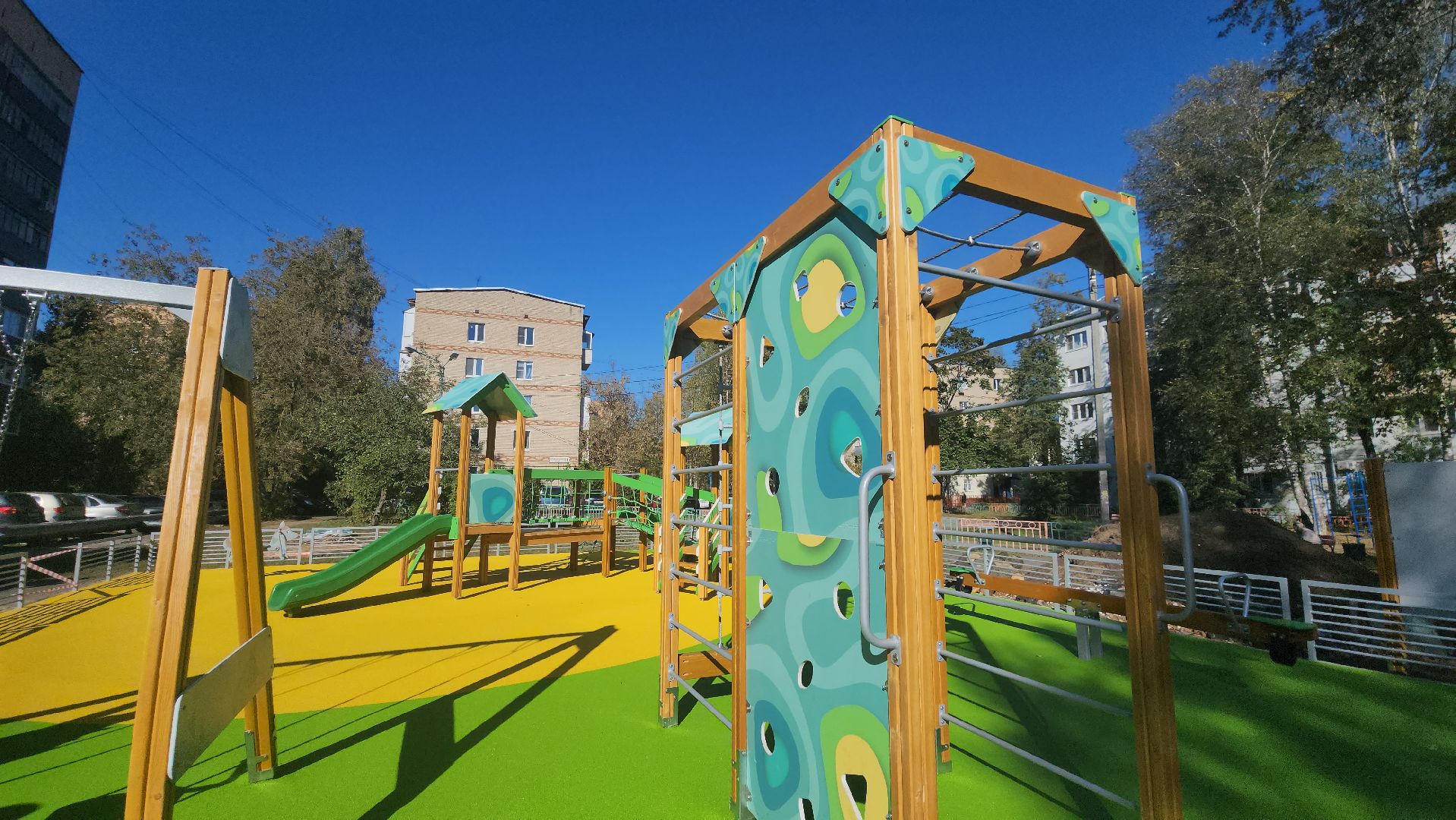 детская площадка, Благоустройство, Лобня,