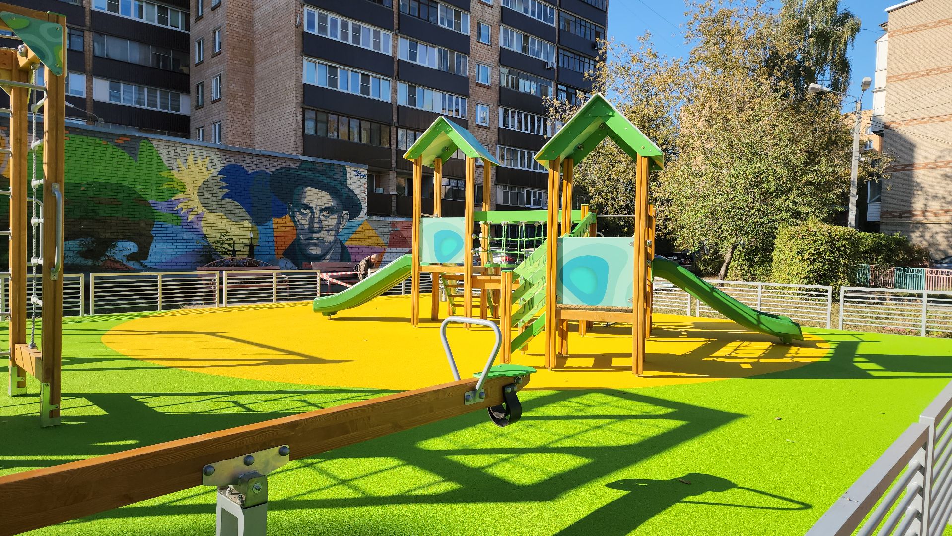 детская площадка, Благоустройство, Лобня,