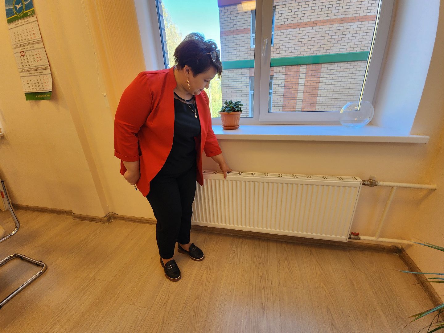 Чехов, поселок Любучаны, средняя школа, отопление, теплоснабжение, директор школы Ирина Резвина, глава округа михаил собакин,