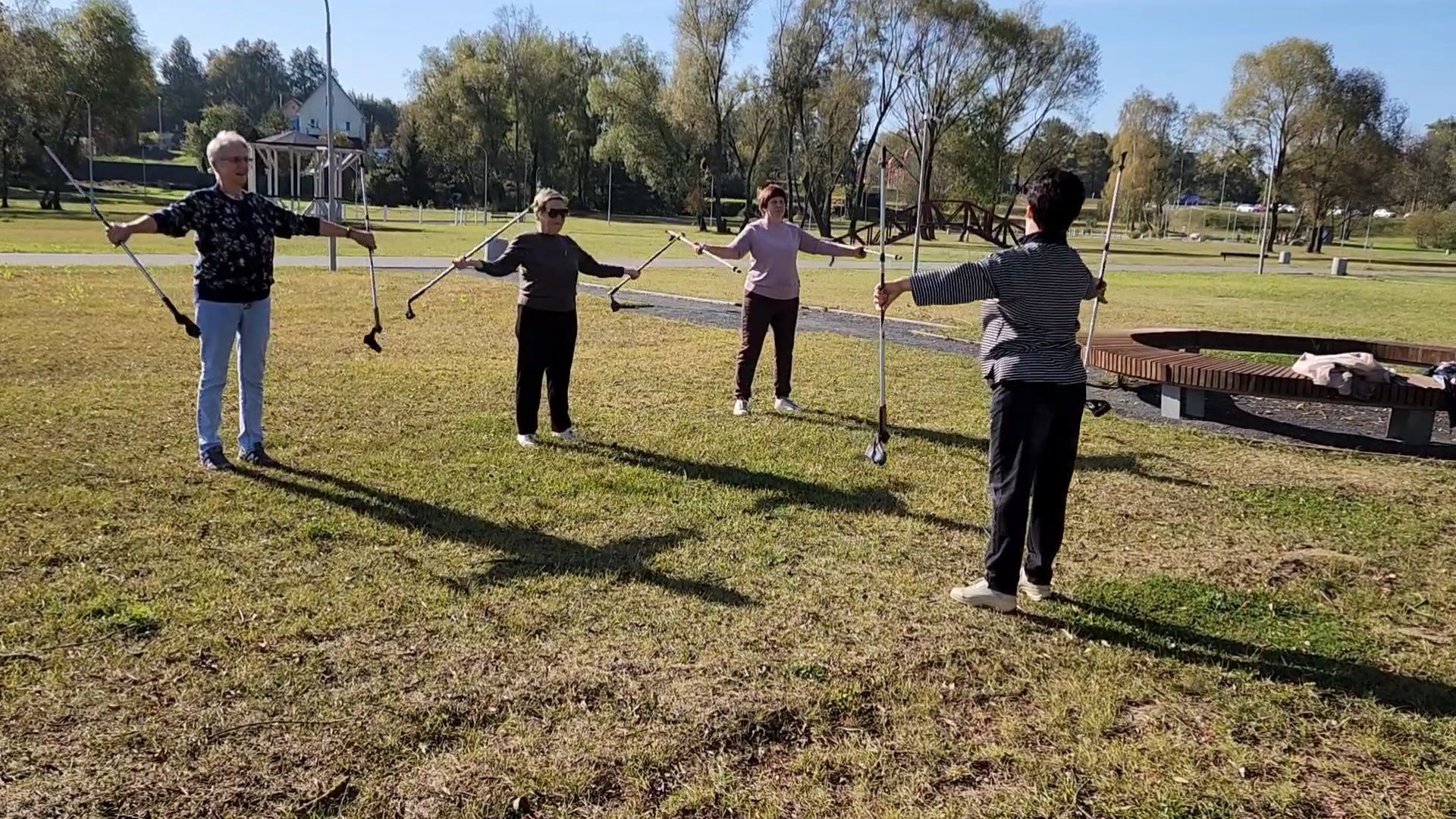 Бронницы, Парк Бронницкий Луг, Спорт в парке, Активное долголетие, Дыхательная гимнастика,