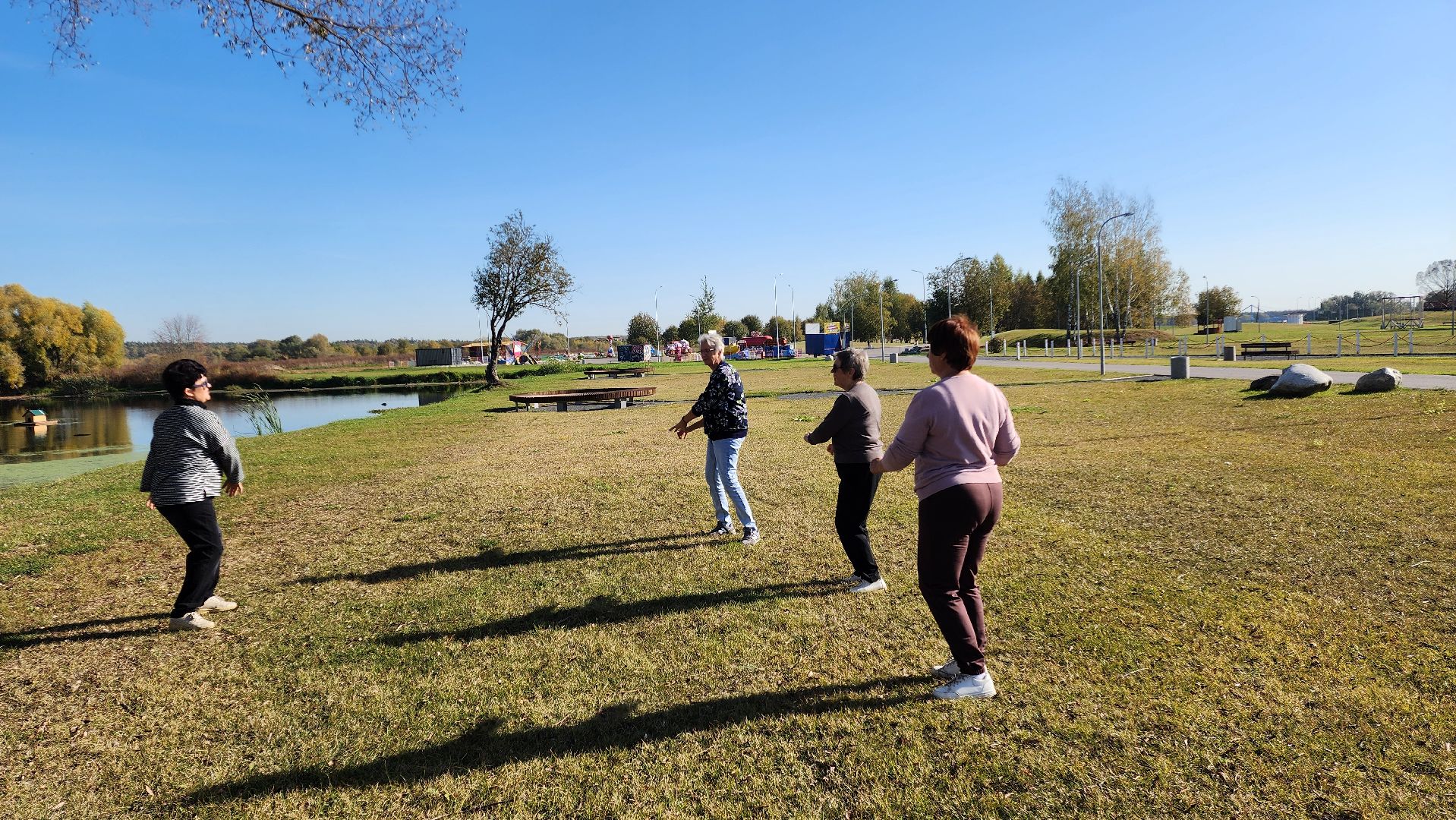 Бронницы, Парк Бронницкий Луг, Спорт в парке, Активное долголетие, Дыхательная гимнастика,