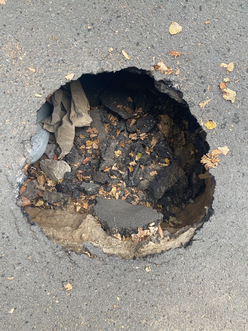 Яма, Дорога, Ремонт,