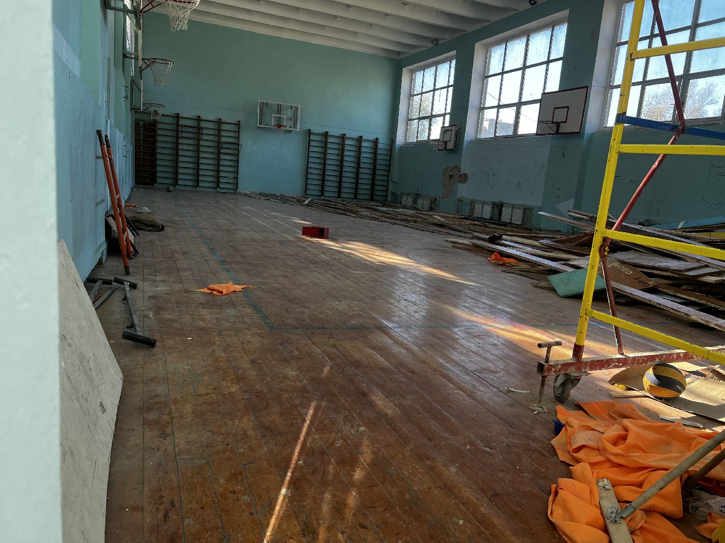 губернатор воробьев, гимназия им подольских курсантов, капитальный ремонт, климовск,