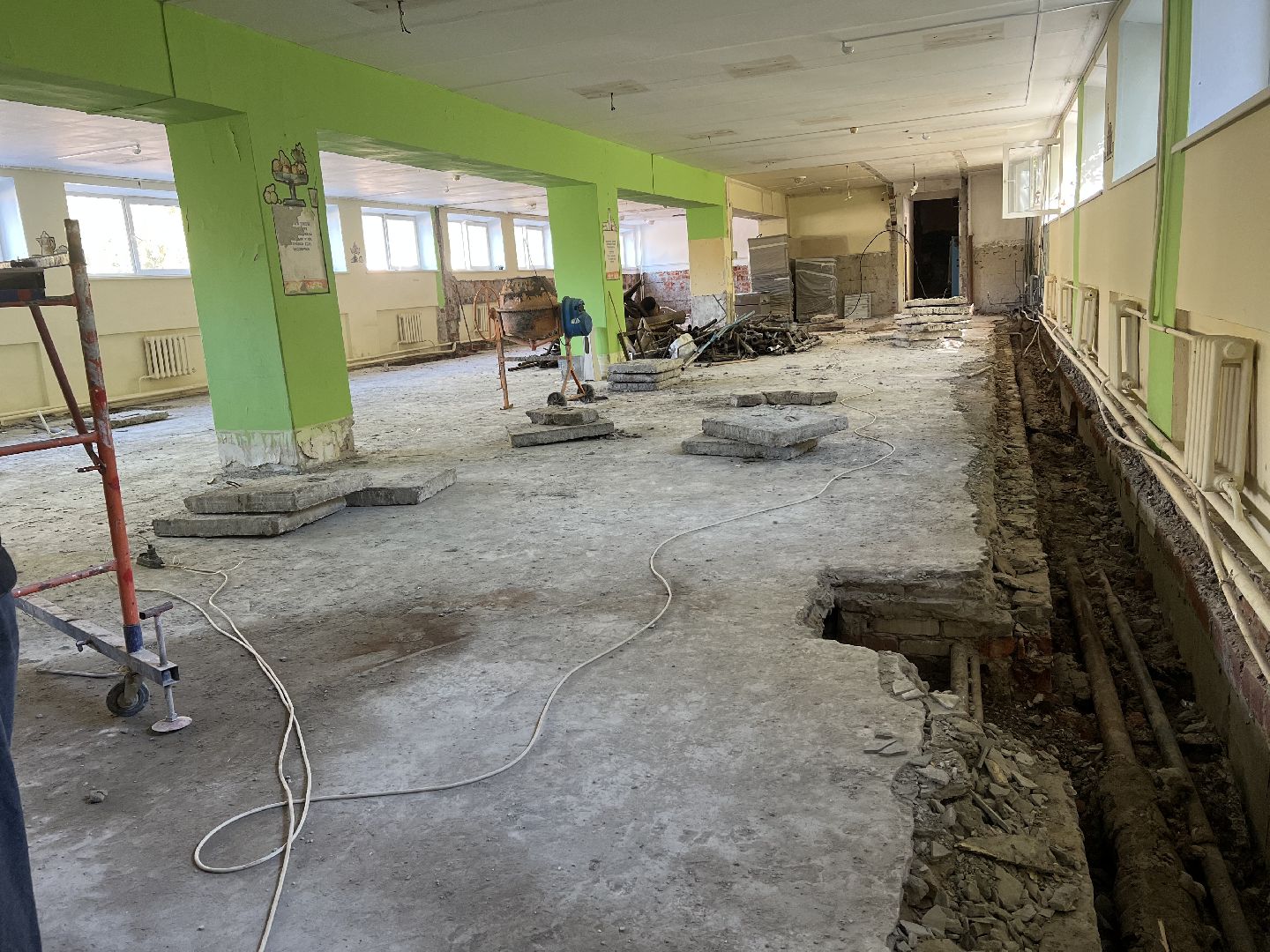 губернатор воробьев, гимназия им подольских курсантов, капитальный ремонт, климовск,