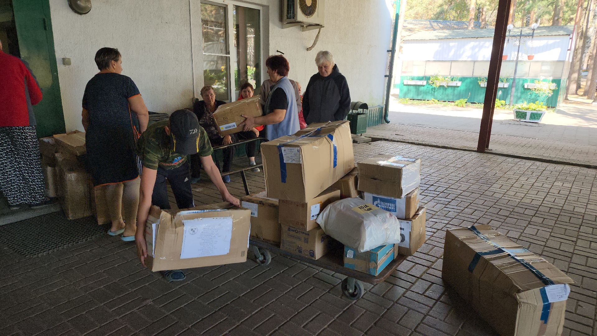 волонтеры подмосковья, гуманитарная помощь, курская область,