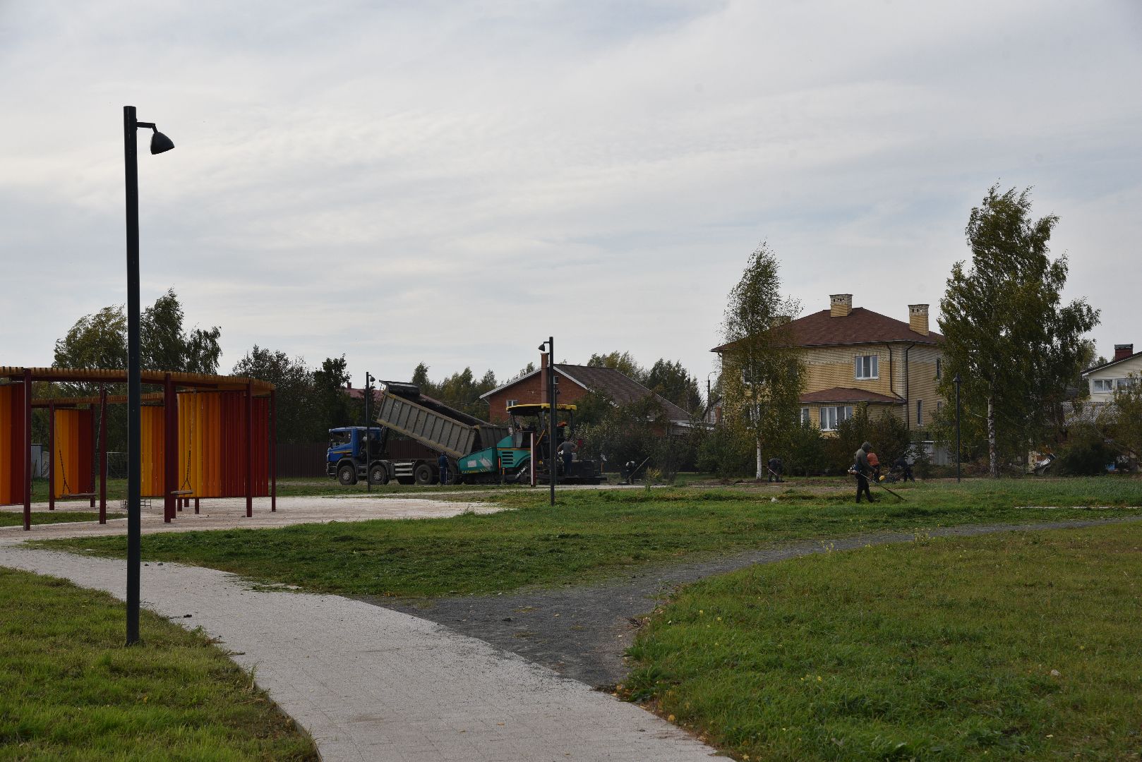 лотошино, благоустройство, формирование комфортной городской среды, красный ручей,