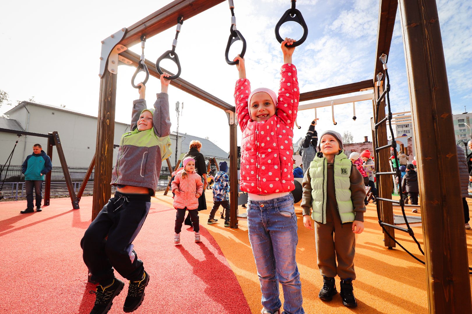 Клин, общество, благоустройство, новая детская площадка,