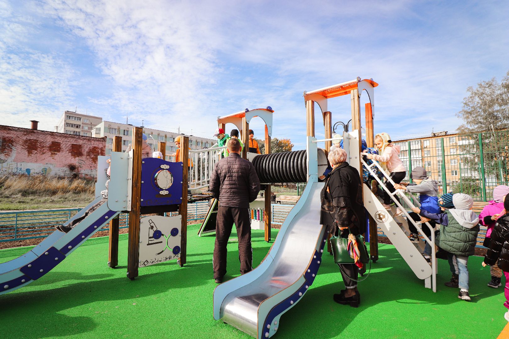 Клин, общество, благоустройство, новая детская площадка,