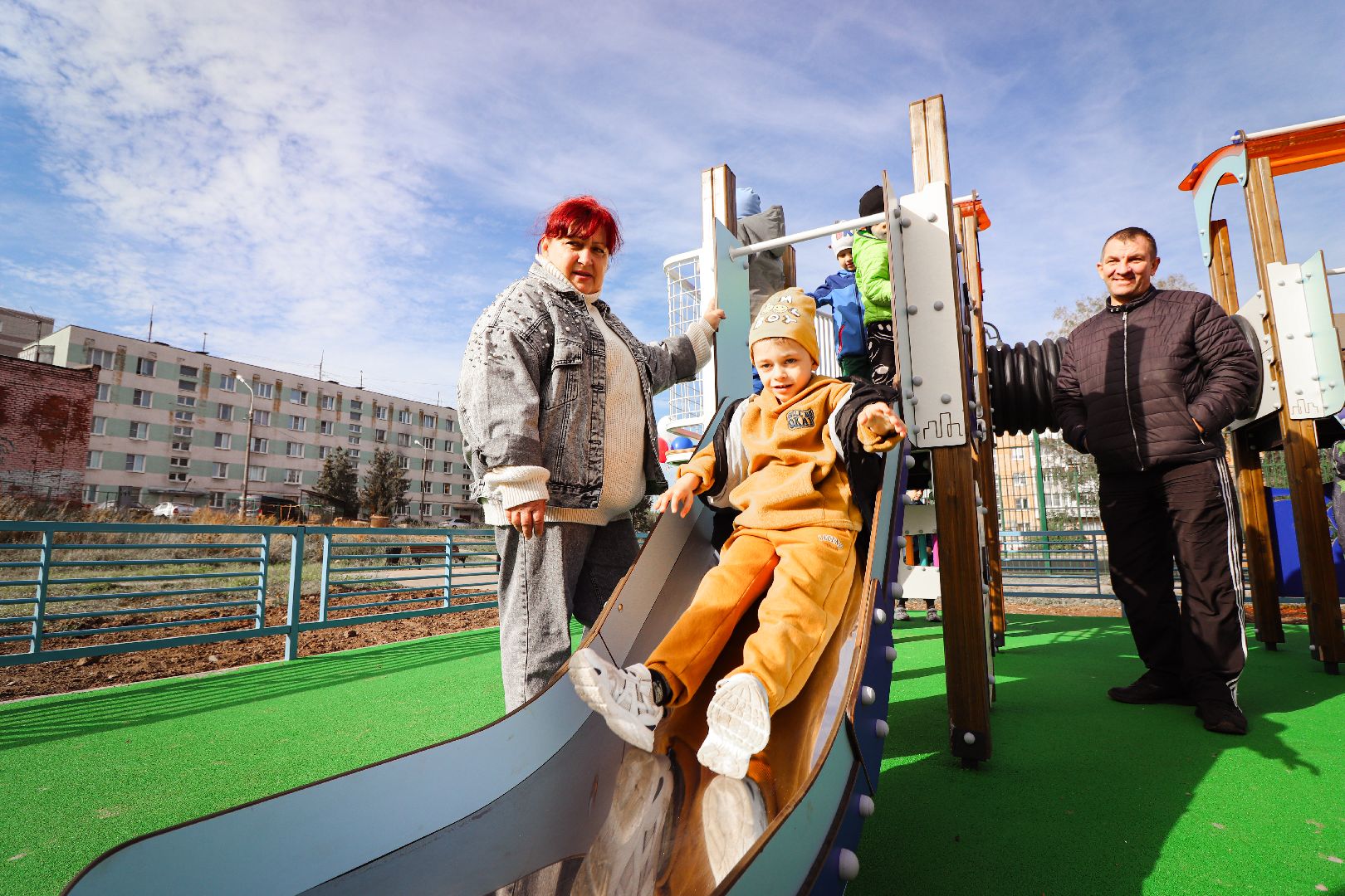 Клин, общество, благоустройство, новая детская площадка,