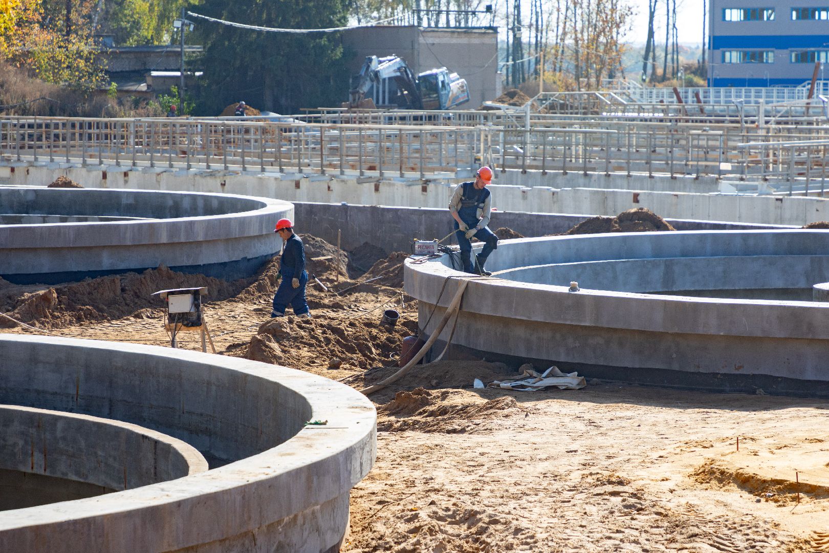 лыткарино, строительство, очистные сооружения,