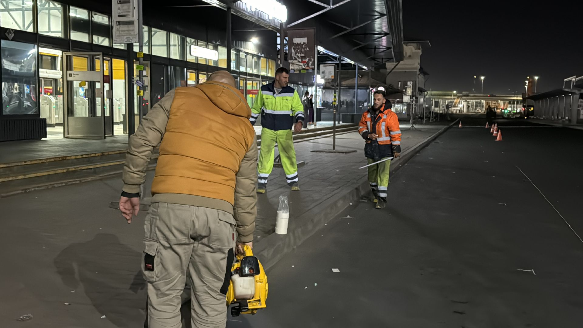 Дорожная разметка, Дороги подмосковья, Привокзальная площадь Одинцова,