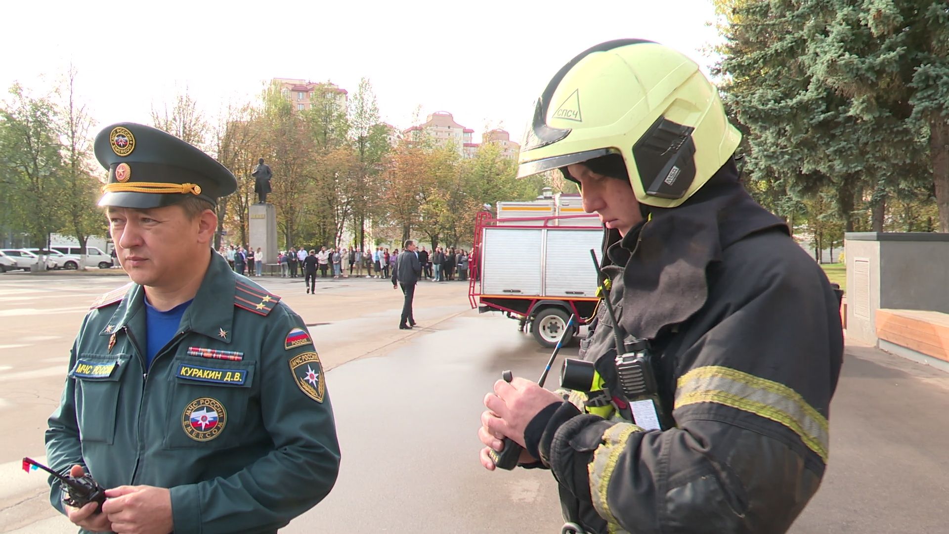 Реутов, администрация, учения, МЧС, пожар,