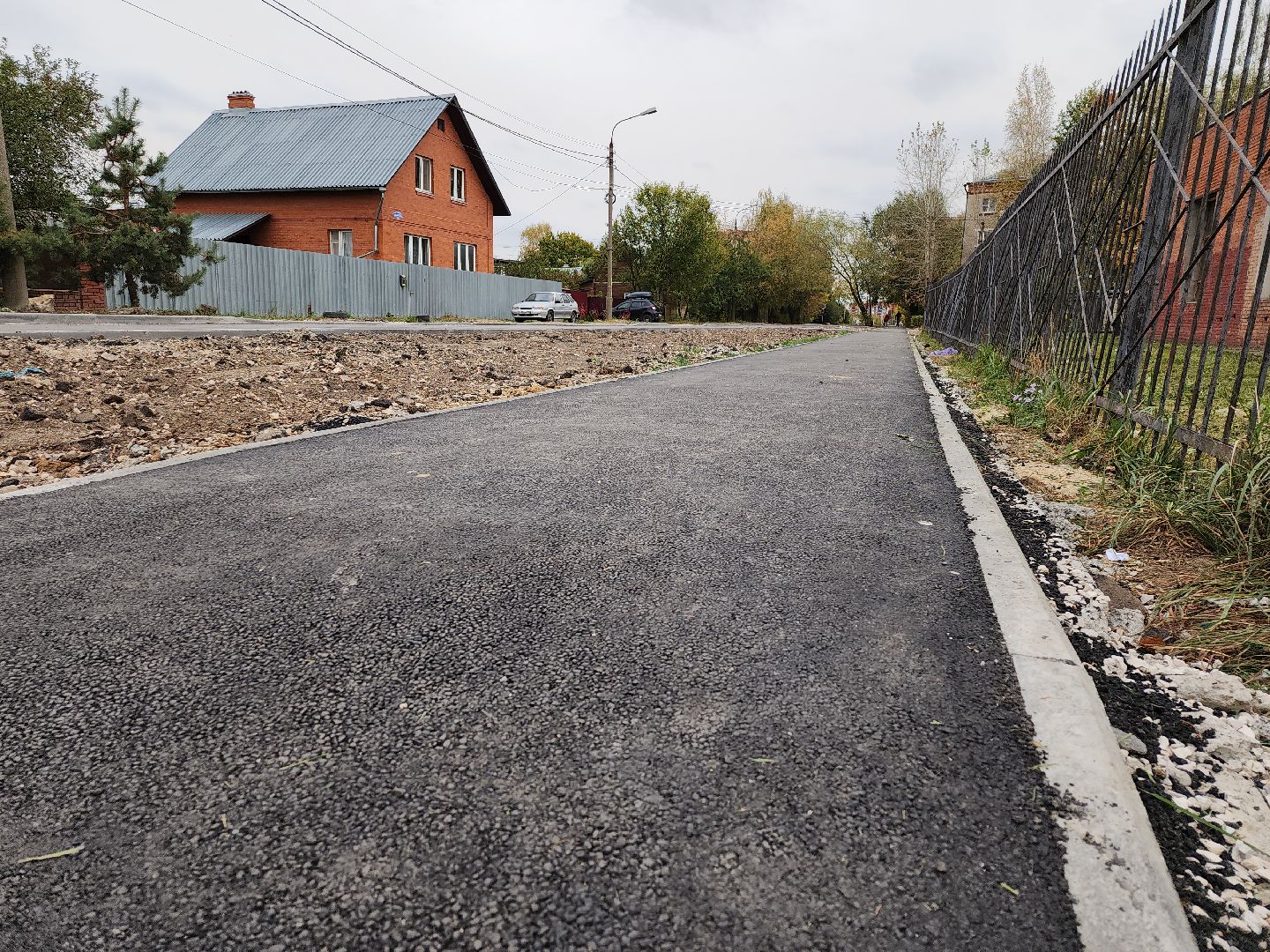 серпухов, подмосковье, капремонт дороги, благоустройство, улица российская,