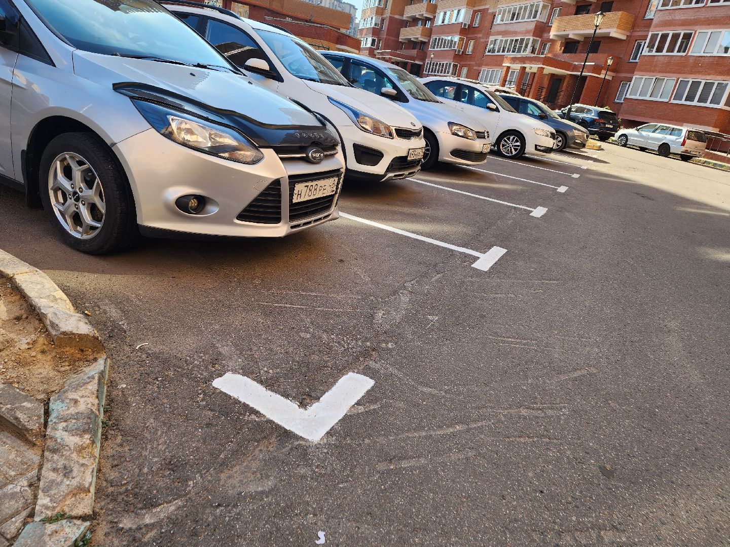 одинцово, лесной городок, благоустройство, разметка, парковка, пешеходный переход,