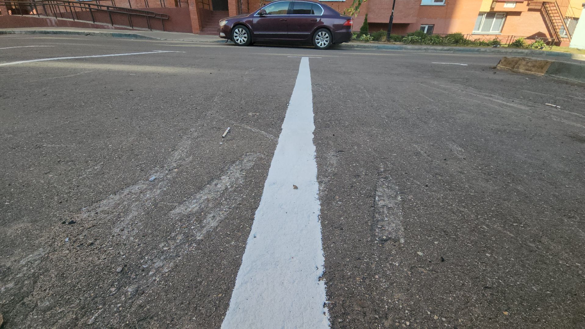 одинцово, лесной городок, благоустройство, разметка, парковка, пешеходный переход,