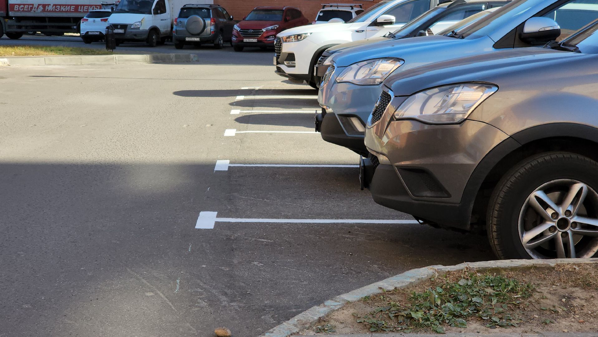 одинцово, лесной городок, благоустройство, разметка, парковка, пешеходный переход,
