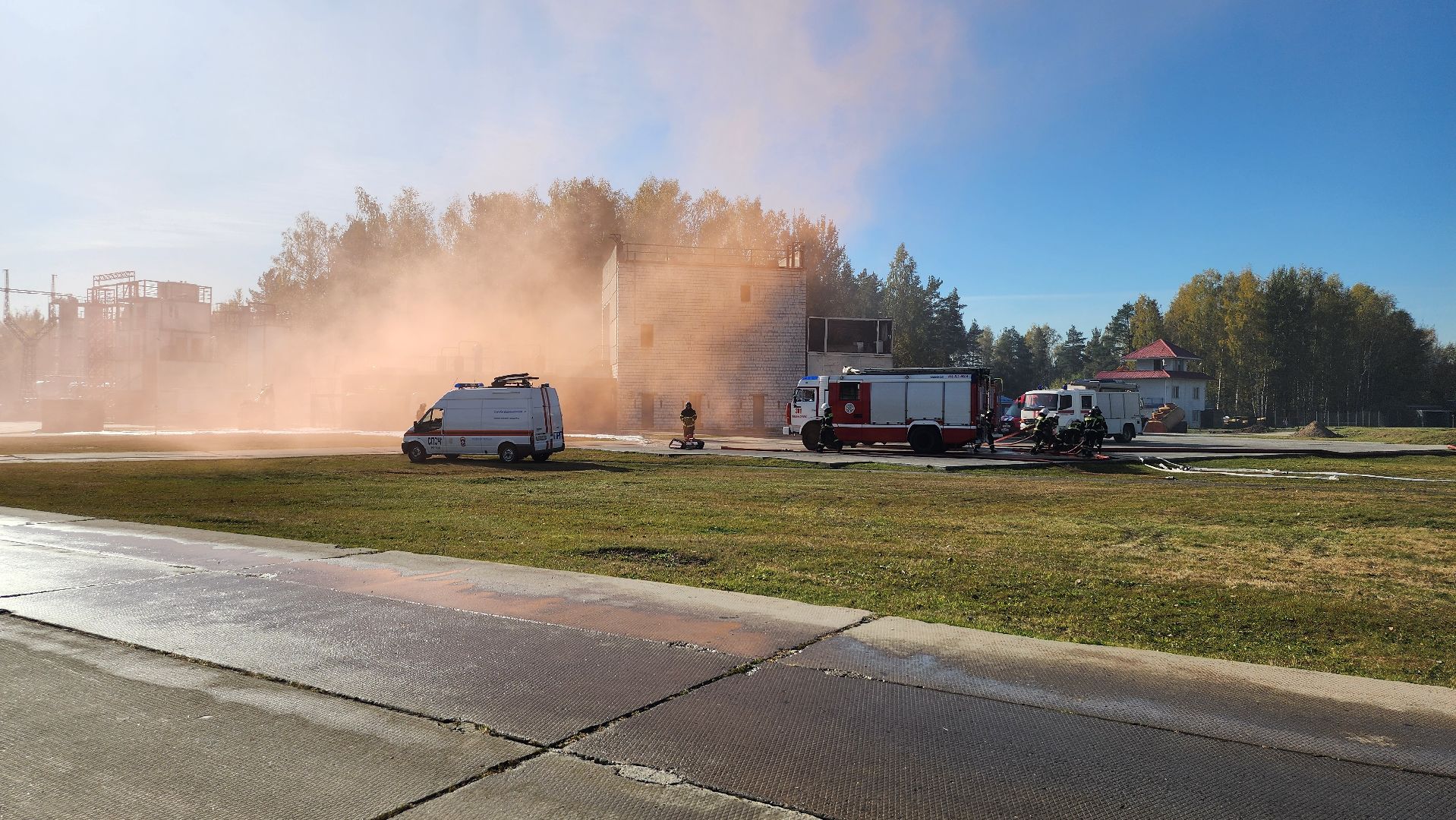 учения спасателей, МЧС, союзное государство, Ногинск, Богородский городской округ,