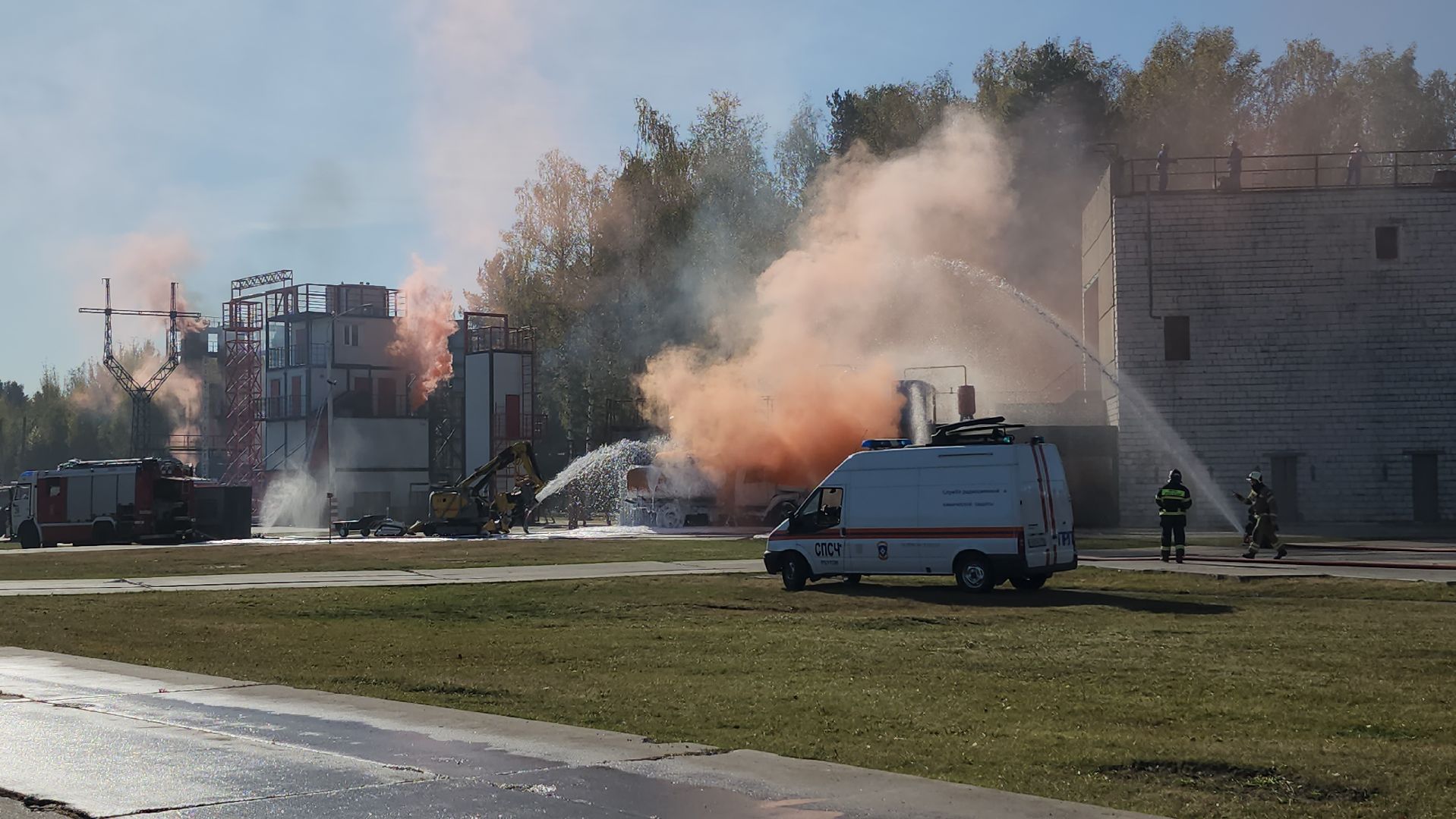 учения спасателей, МЧС, союзное государство, Ногинск, Богородский городской округ,