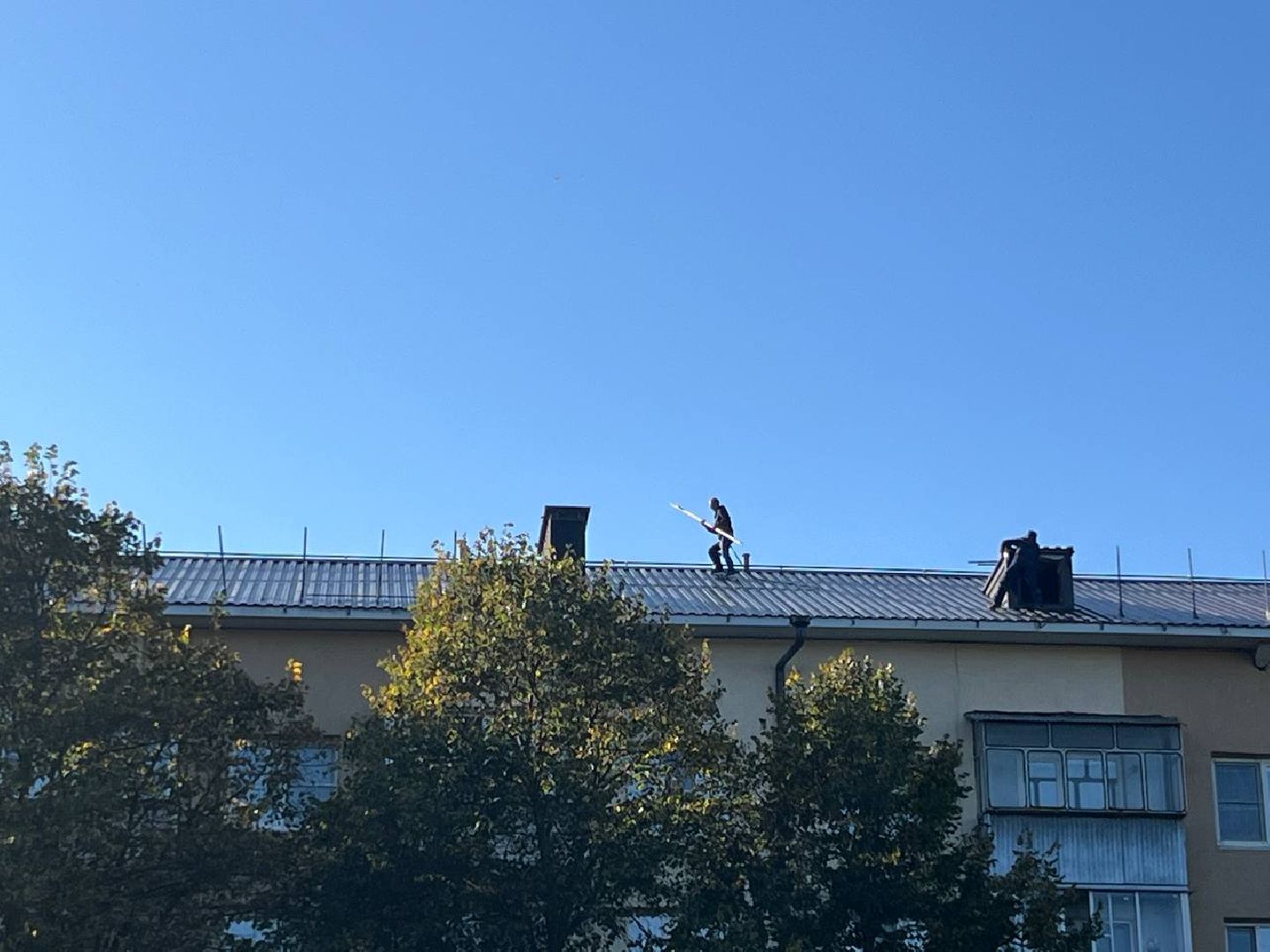 крыша, городской округ восход, снег, бригада,