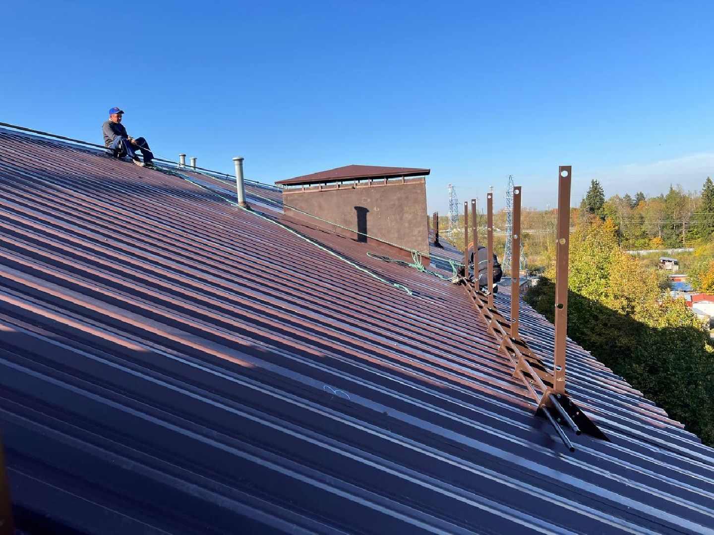 крыша, городской округ восход, снег, бригада,