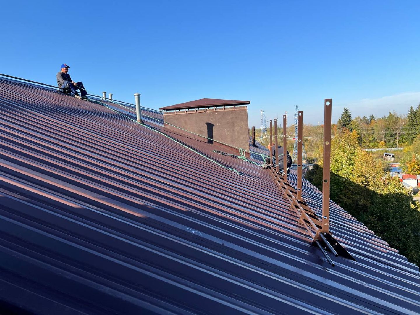 крыша, городской округ восход, снег, бригада,