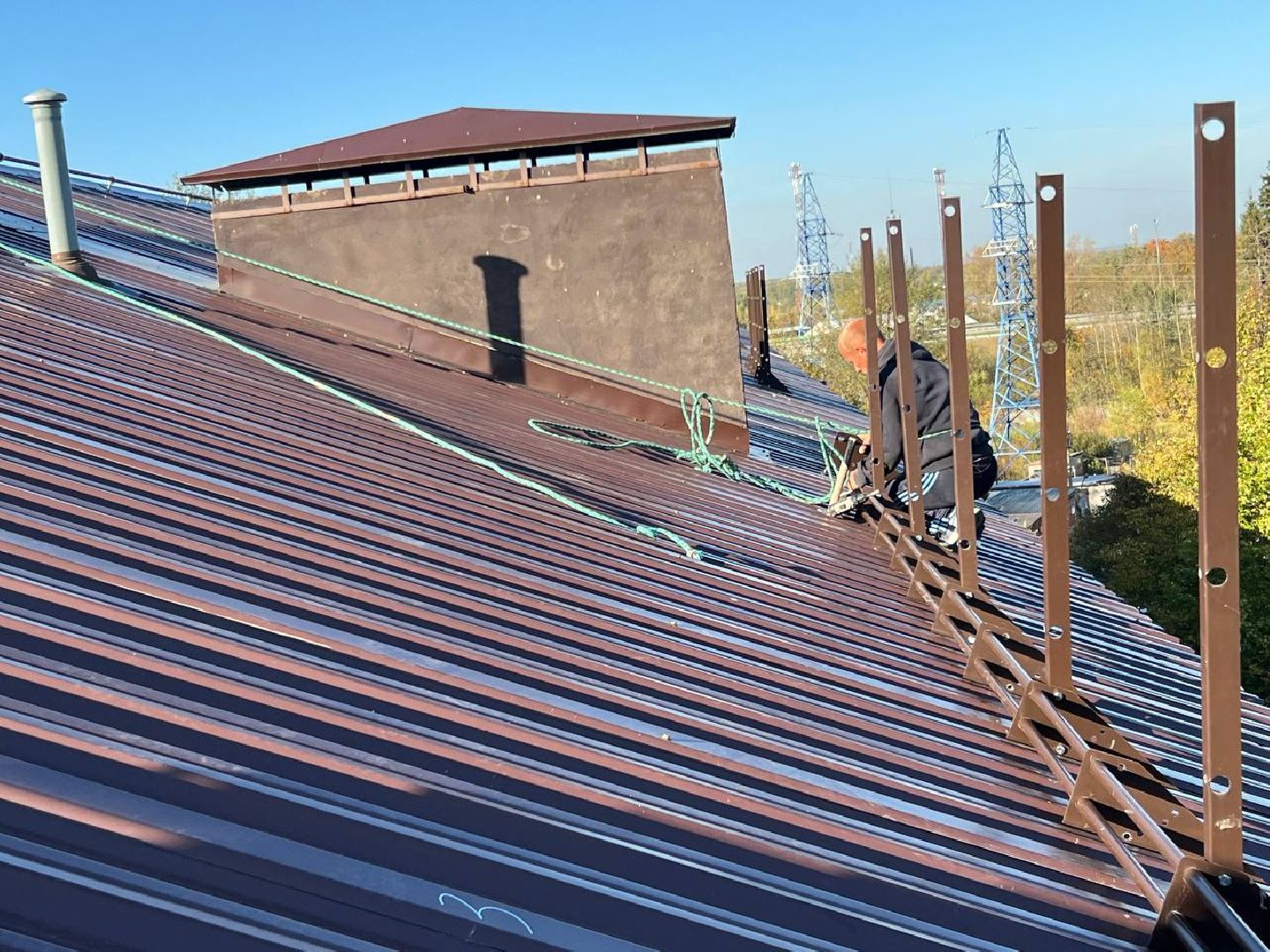 крыша, городской округ восход, снег, бригада,