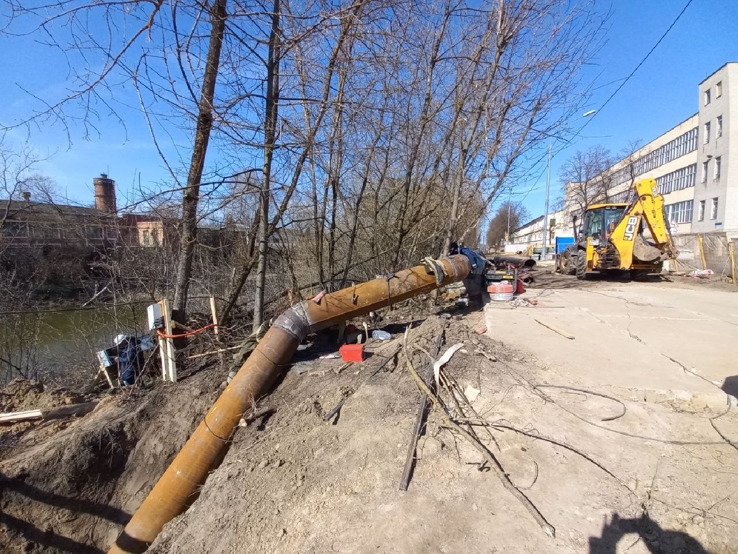 Солнечногорск, Наше Подмосковье, ЖКХ, Екатерининский канал, канализационный коллектор