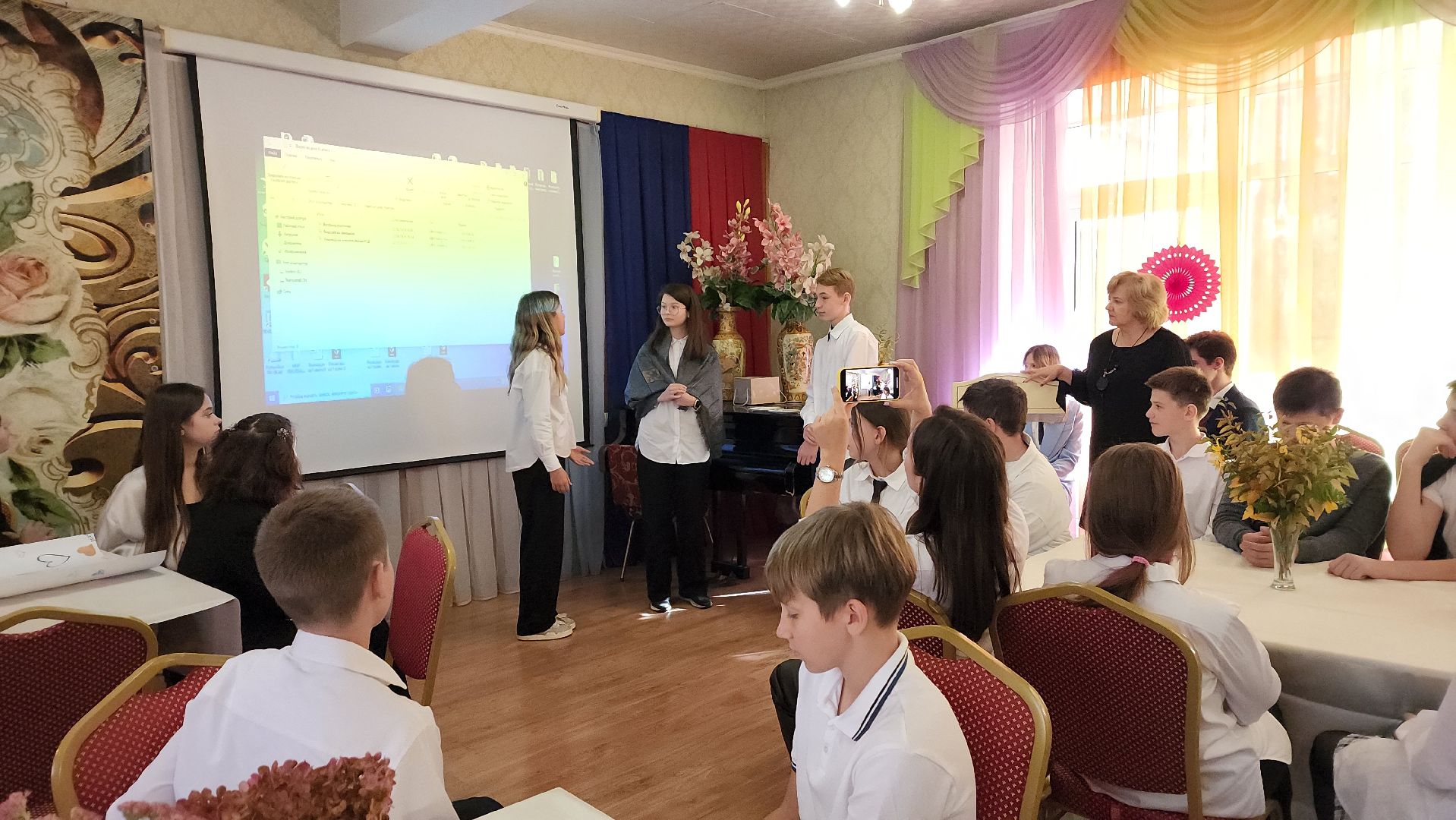 пушкино, лицей, литературная гостиная, стихи, день учителя, ролики, педагогический коллектив, поздравления,