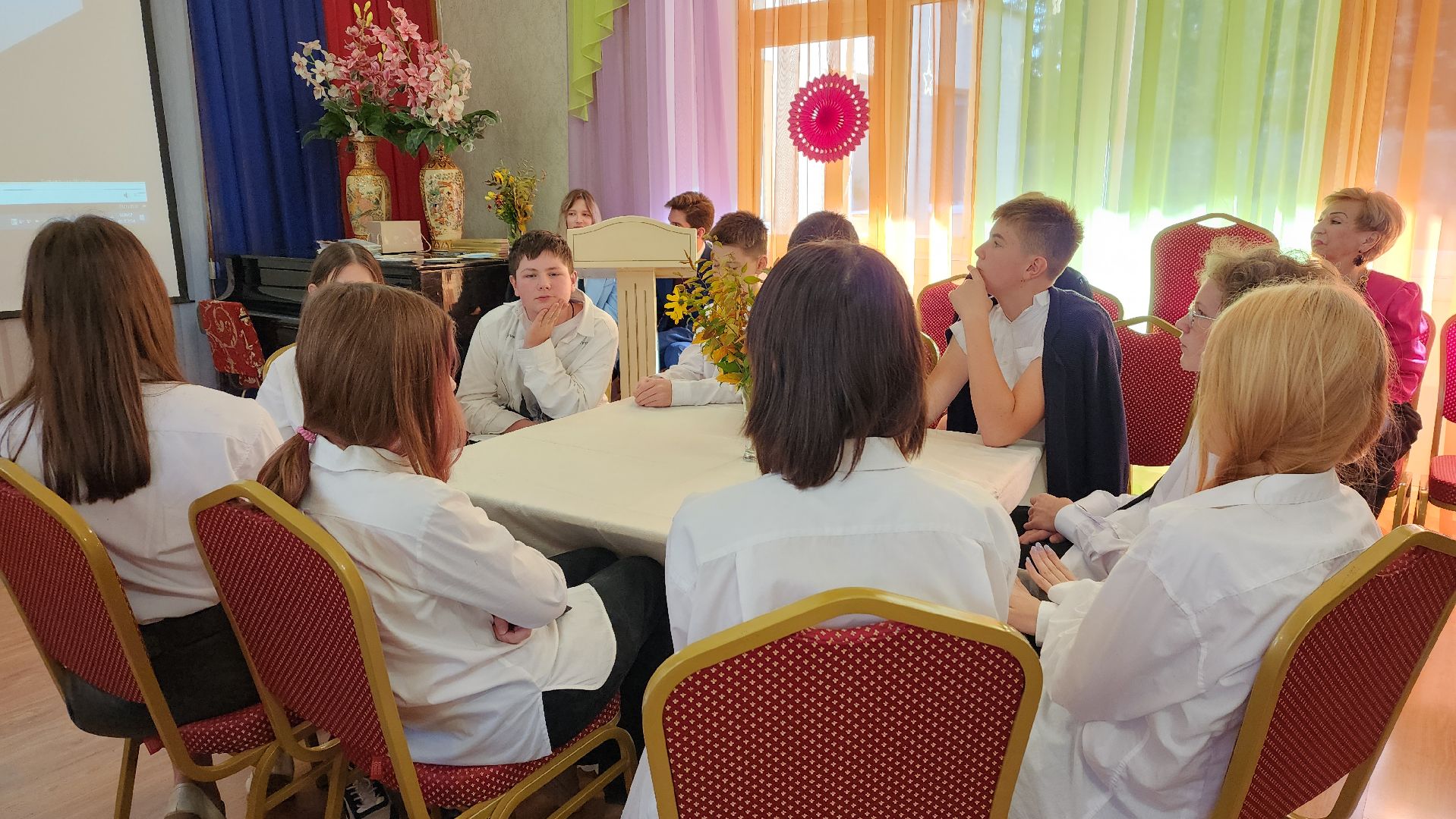 пушкино, лицей, литературная гостиная, стихи, день учителя, ролики, педагогический коллектив, поздравления,