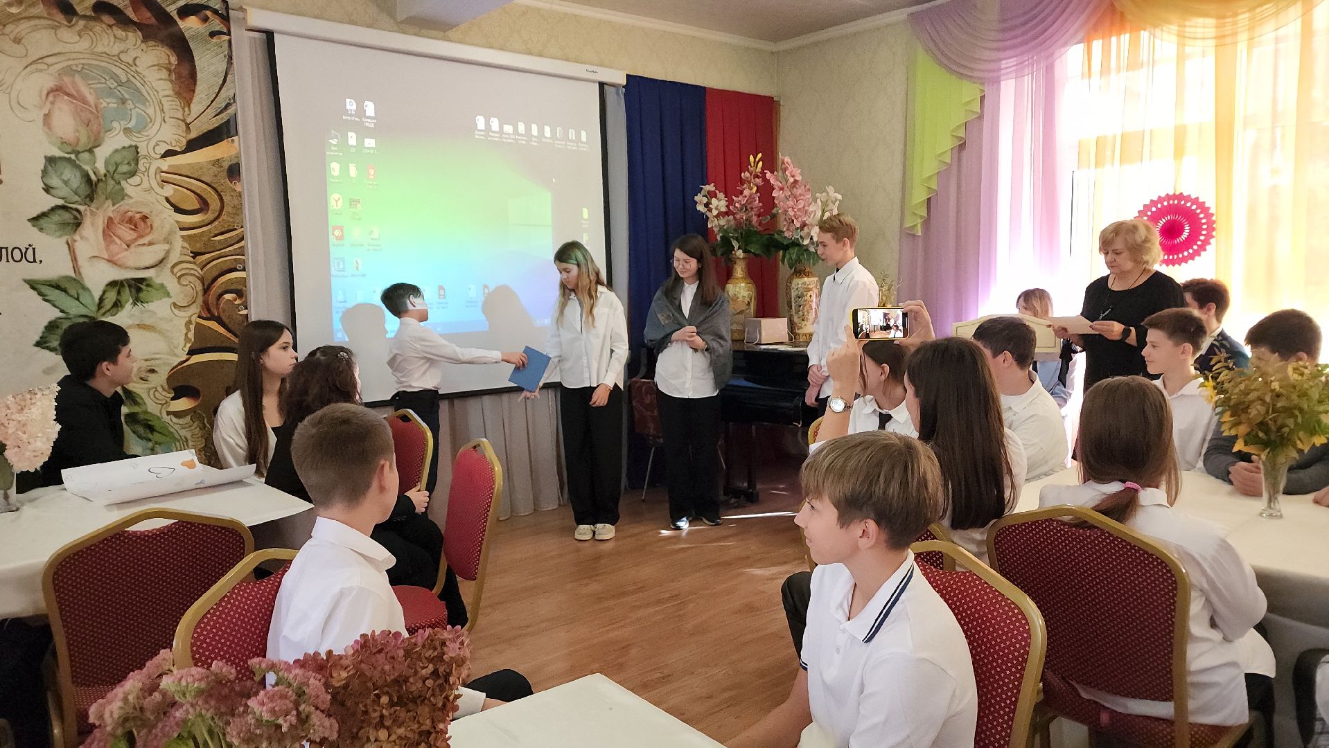 пушкино, лицей, литературная гостиная, стихи, день учителя, ролики, педагогический коллектив, поздравления,