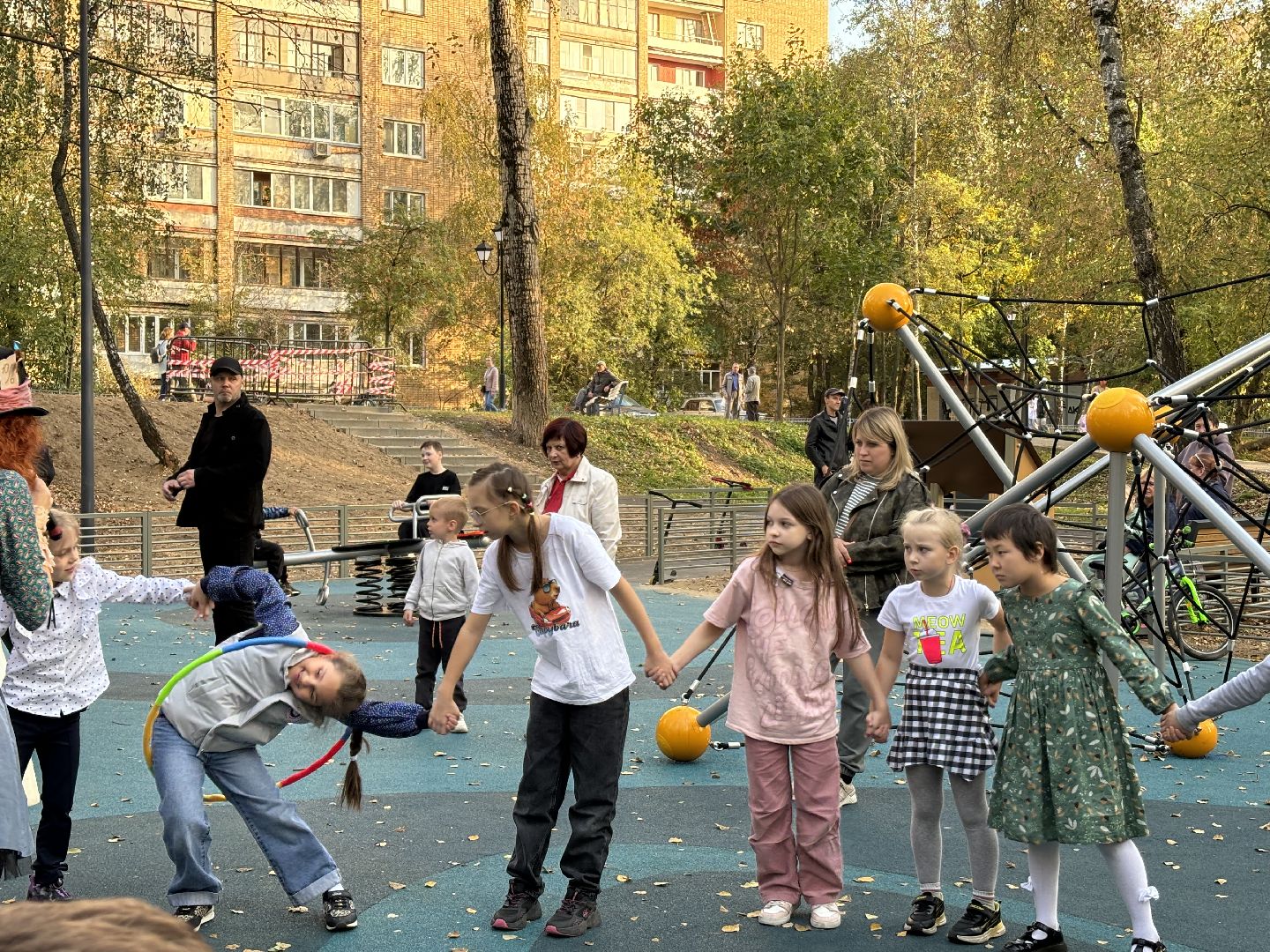 новая площадка, дети,