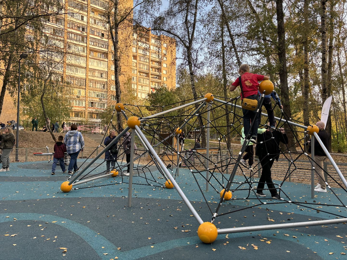 новая площадка, дети,