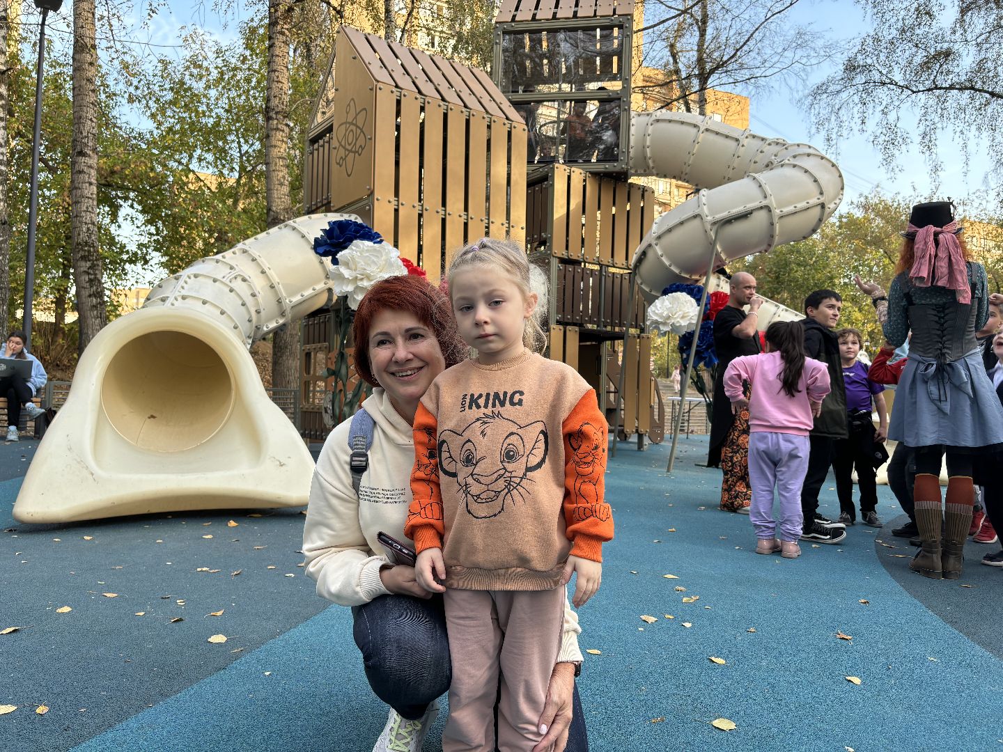 новая площадка, дети,