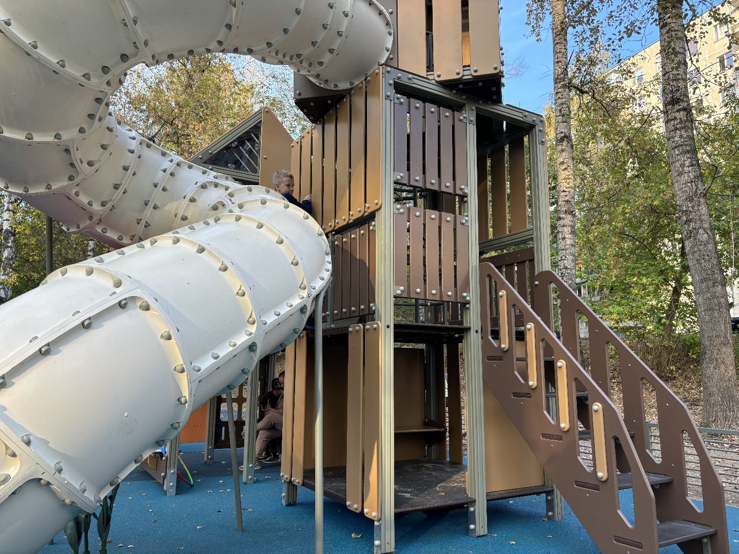 новая площадка, дети,