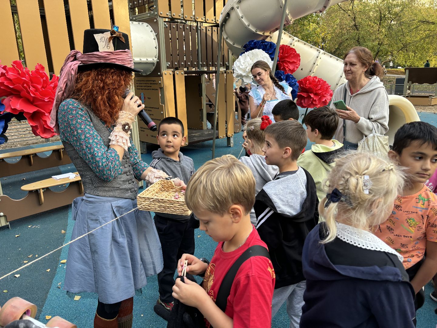 новая площадка, дети,