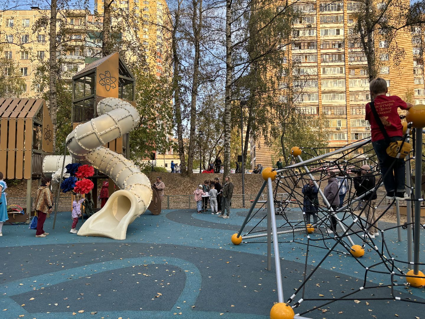 новая площадка, дети,
