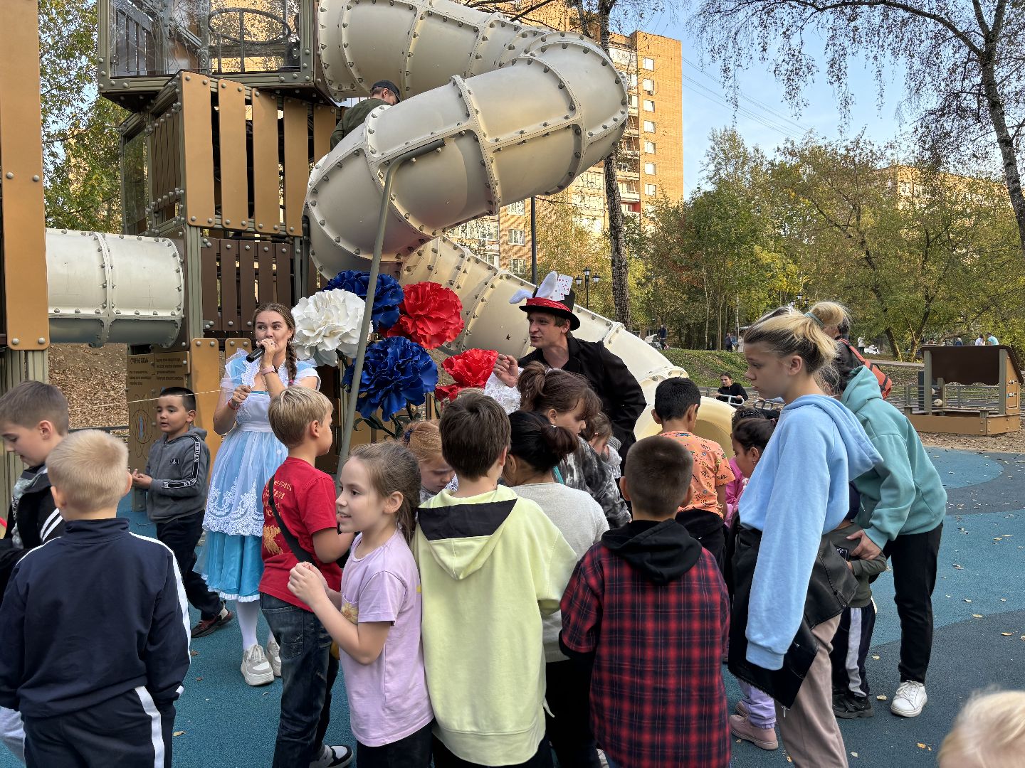 новая площадка, дети,