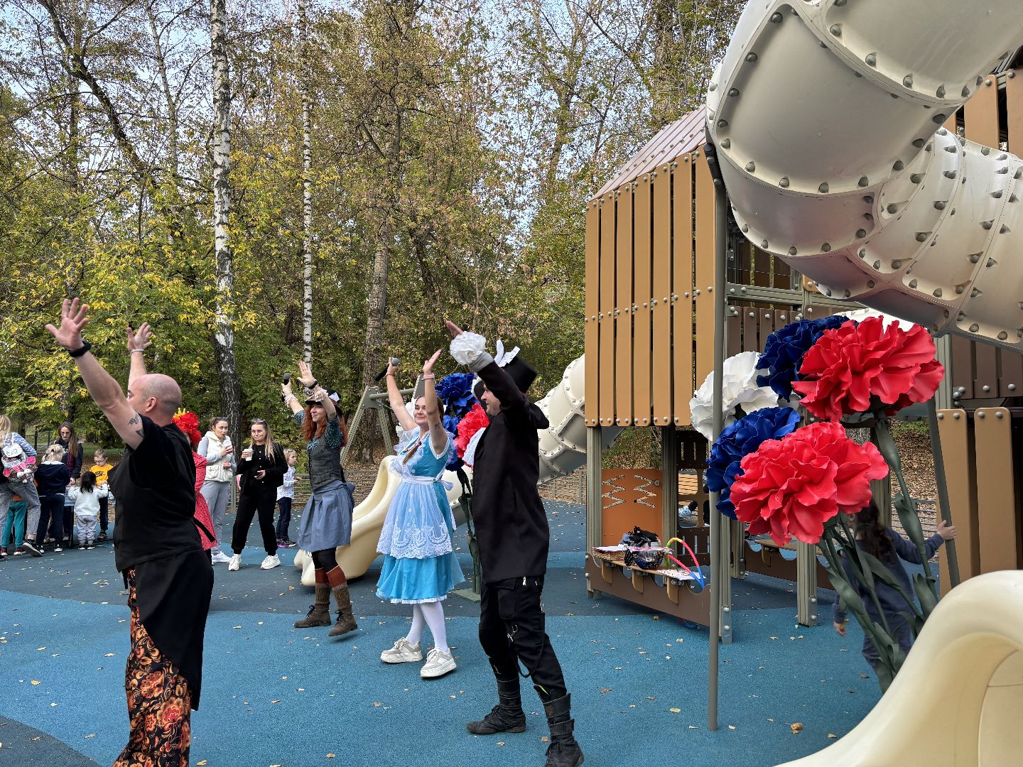 новая площадка, дети,