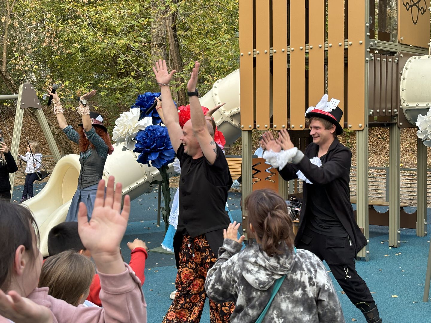 новая площадка, дети,