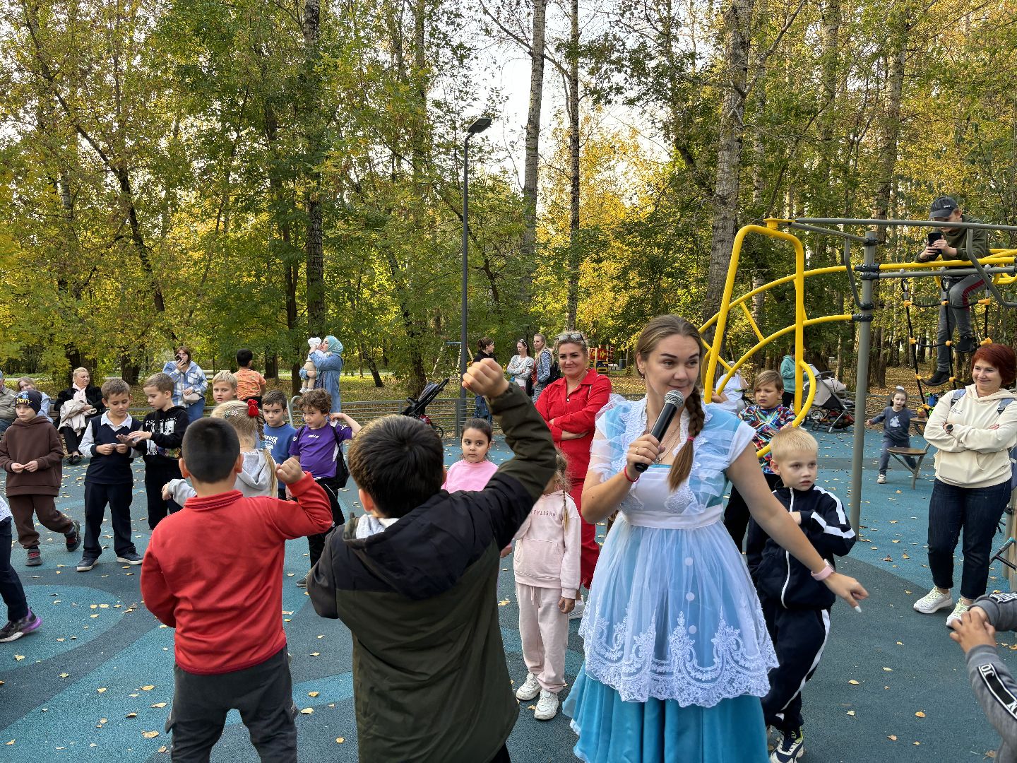 новая площадка, дети,